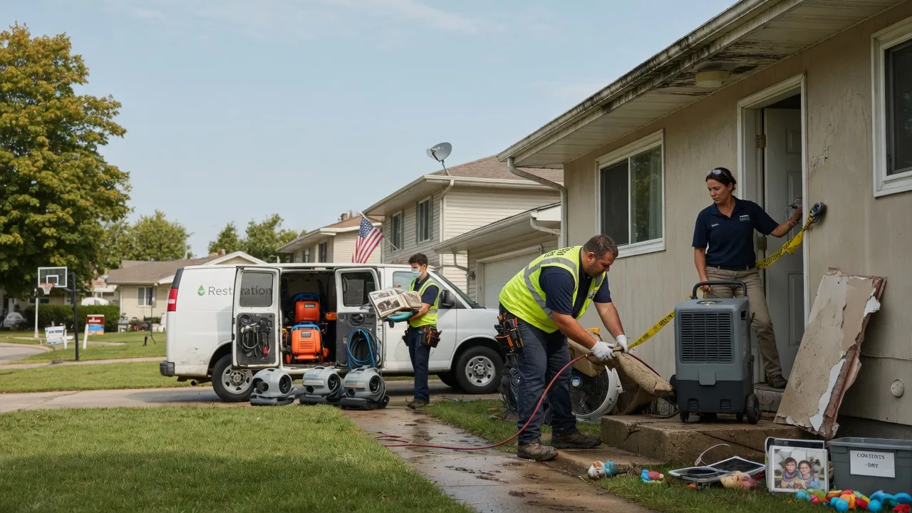 Water Damage Restoration in South Vienna, OH near me